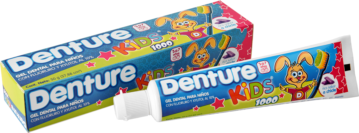 Crema Dental Dentura Kids 1000